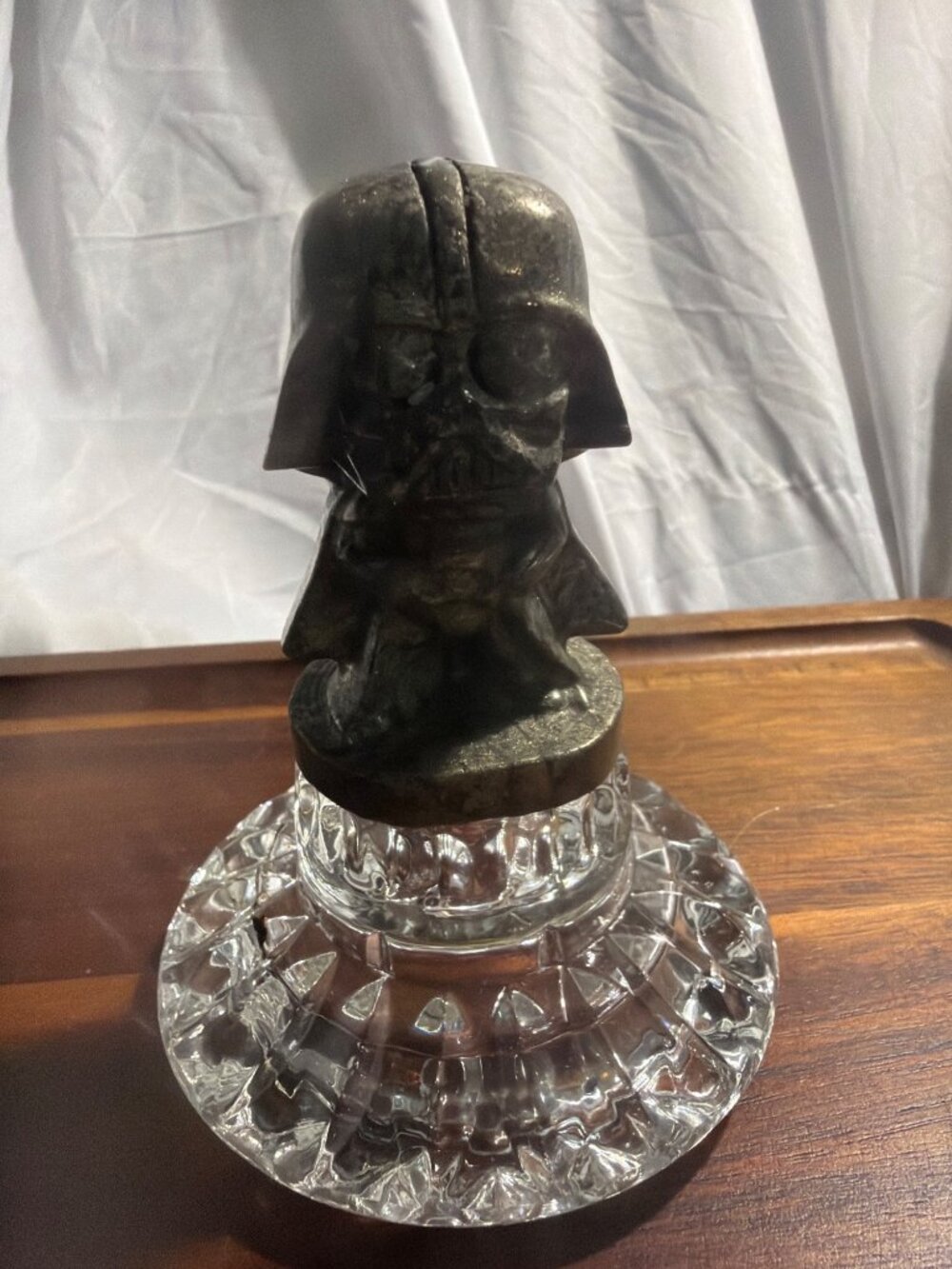 Star Wars Darth Vader Pyrite Crystal Carving